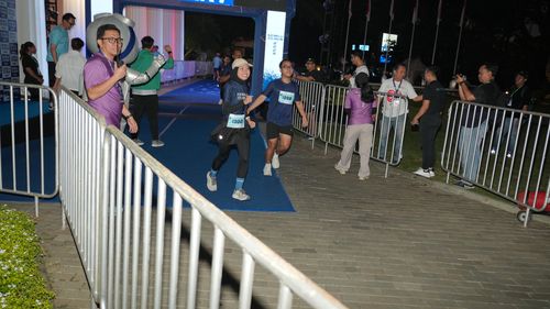 Race photo from KEMLU RUN 2025