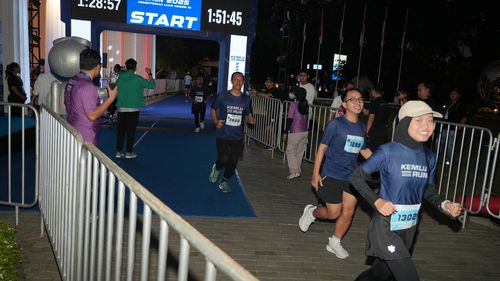 Race photo from KEMLU RUN 2025