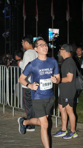 Race photo from KEMLU RUN 2025