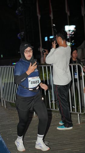 Race photo from KEMLU RUN 2025