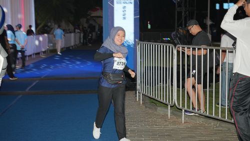 Race photo from KEMLU RUN 2025