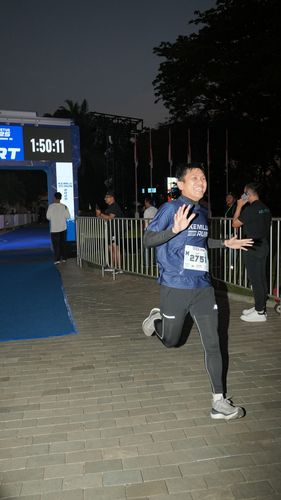 Race photo from KEMLU RUN 2025
