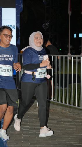 Race photo from KEMLU RUN 2025