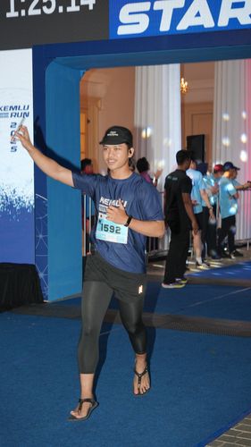 Race photo from KEMLU RUN 2025