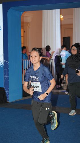 Race photo from KEMLU RUN 2025