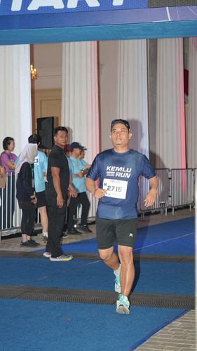 Race photo from KEMLU RUN 2025