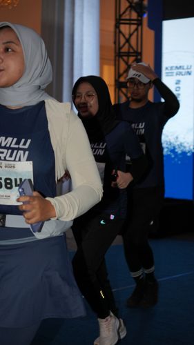 Race photo from KEMLU RUN 2025
