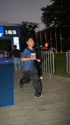 Race photo from KEMLU RUN 2025