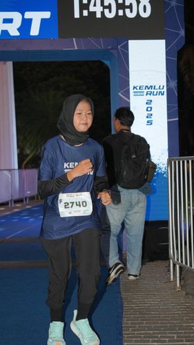 Race photo from KEMLU RUN 2025