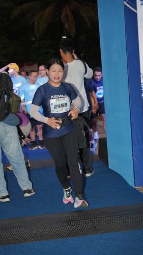 Race photo from KEMLU RUN 2025