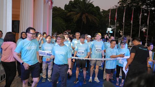 Race photo from KEMLU RUN 2025