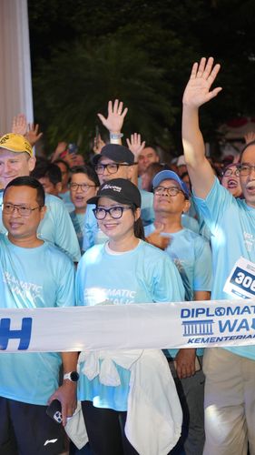 Race photo from KEMLU RUN 2025