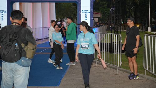 Race photo from KEMLU RUN 2025