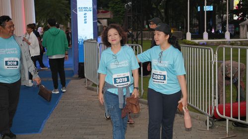 Race photo from KEMLU RUN 2025