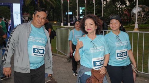 Race photo from KEMLU RUN 2025