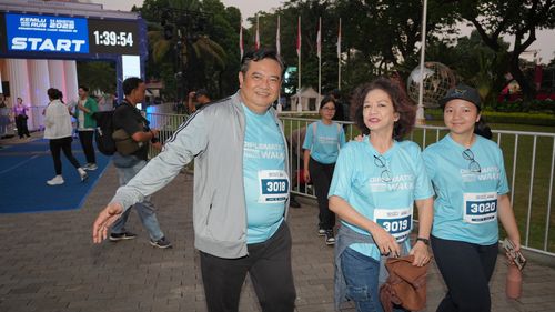 Race photo from KEMLU RUN 2025