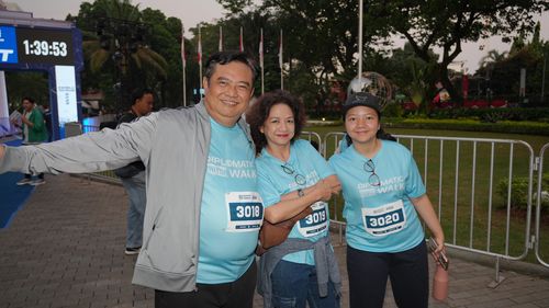 Race photo from KEMLU RUN 2025