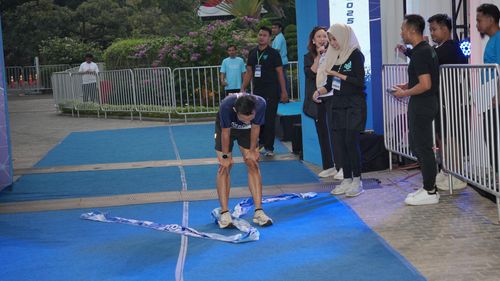Race photo from KEMLU RUN 2025