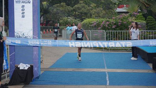 Race photo from KEMLU RUN 2025