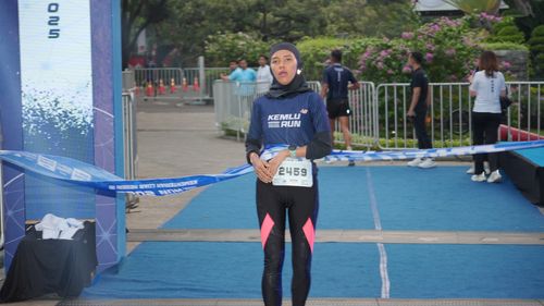 Race photo from KEMLU RUN 2025