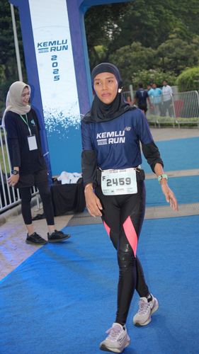 Race photo from KEMLU RUN 2025