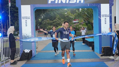 Race photo from KEMLU RUN 2025