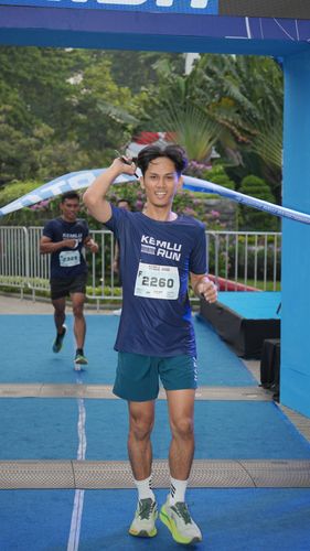 Race photo from KEMLU RUN 2025