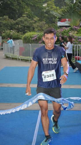 Race photo from KEMLU RUN 2025