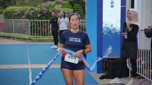 Race photo from KEMLU RUN 2025