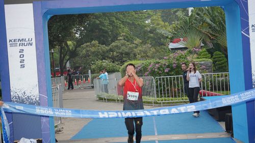 Race photo from KEMLU RUN 2025
