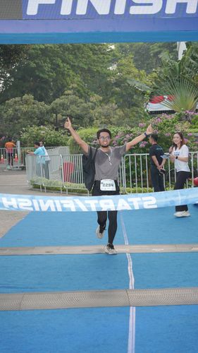 Race photo from KEMLU RUN 2025