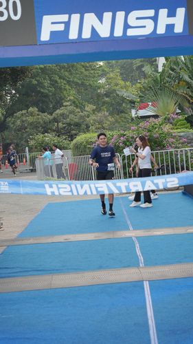 Race photo from KEMLU RUN 2025