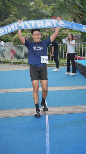 Race photo from KEMLU RUN 2025