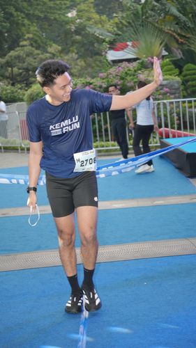 Race photo from KEMLU RUN 2025