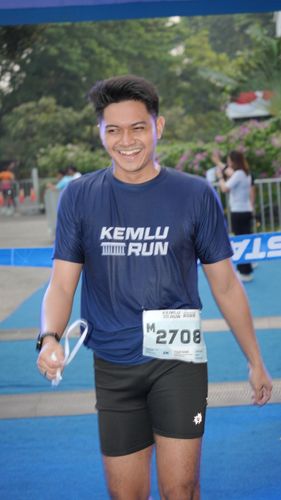 Race photo from KEMLU RUN 2025