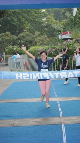 Race photo from KEMLU RUN 2025