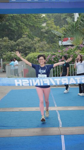 Race photo from KEMLU RUN 2025