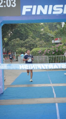 Race photo from KEMLU RUN 2025