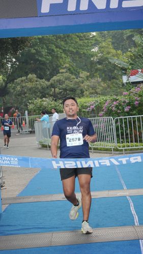 Race photo from KEMLU RUN 2025