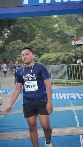 Race photo from KEMLU RUN 2025