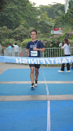 Race photo from KEMLU RUN 2025