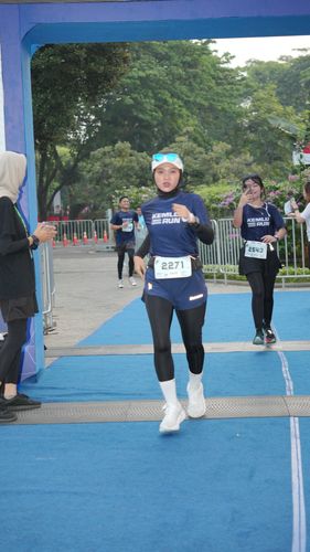 Race photo from KEMLU RUN 2025