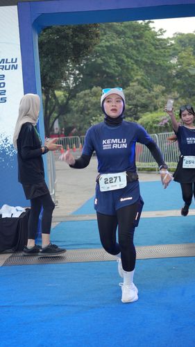 Race photo from KEMLU RUN 2025