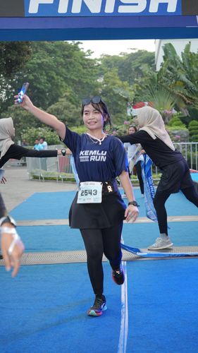 Race photo from KEMLU RUN 2025