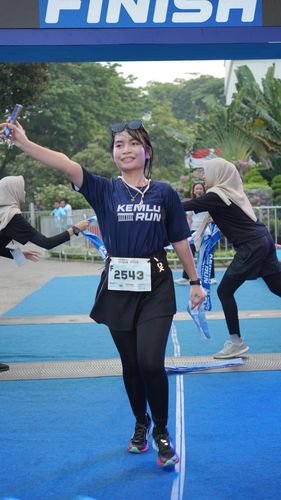 Race photo from KEMLU RUN 2025