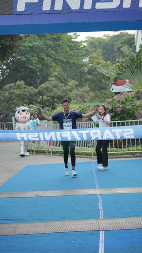 Race photo from KEMLU RUN 2025