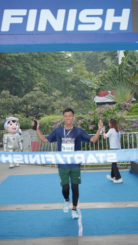 Race photo from KEMLU RUN 2025