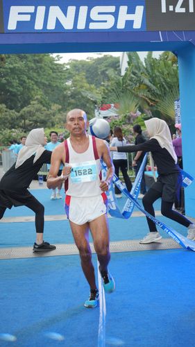 Race photo from KEMLU RUN 2025