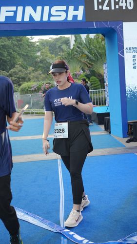 Race photo from KEMLU RUN 2025