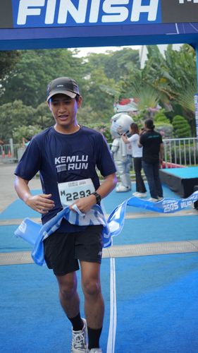 Race photo from KEMLU RUN 2025